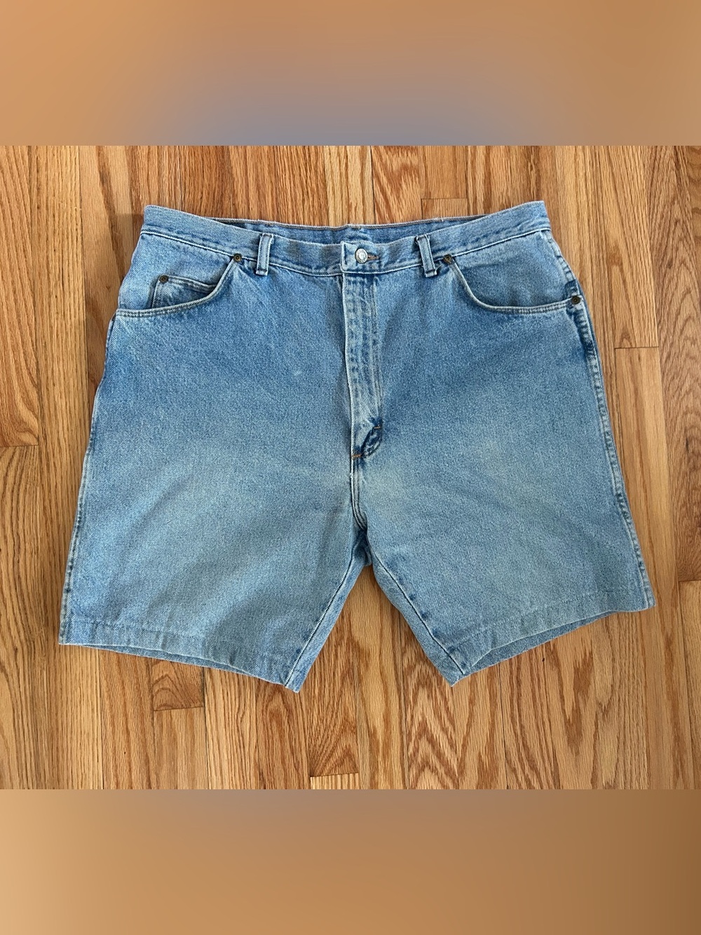 Wrangler Light Blue Denim Jean Shorts
